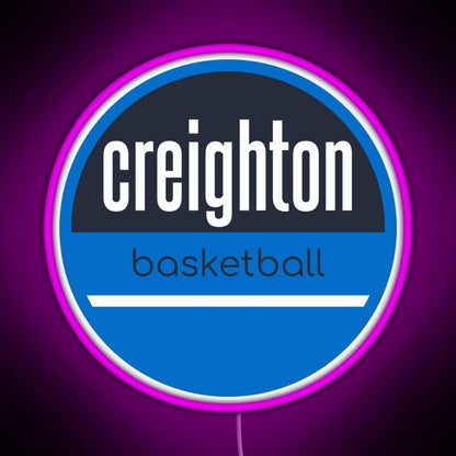 Creighton Basketball Rgb Led Neon Sign Pop Wall Art - Shineneon