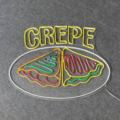 Crepe Led Neon Sign Bakery Decor | Shineneon