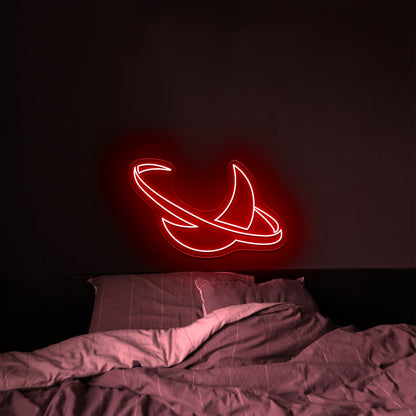 Crescent Moon Neon Signs For Sale