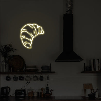 Croissant Led Neon Sign Wall Art | Shineneon