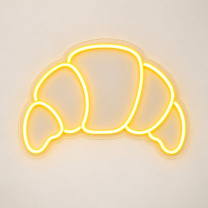Croissant Outline LED Neon Sign - Shineneon
