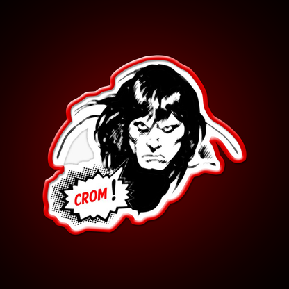 Crom The Unkind God Of Barbarians Has Returned Gym Fitness Led Neon Sign Rgb Color - LED neon sign view 10