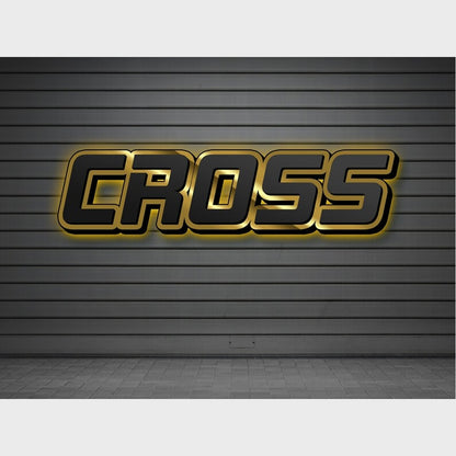 Cross 3D Backlit Channel Letters Led Light Sign