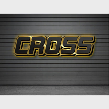 Cross 3D Backlit Channel Letters Led Light Sign - Shineneon