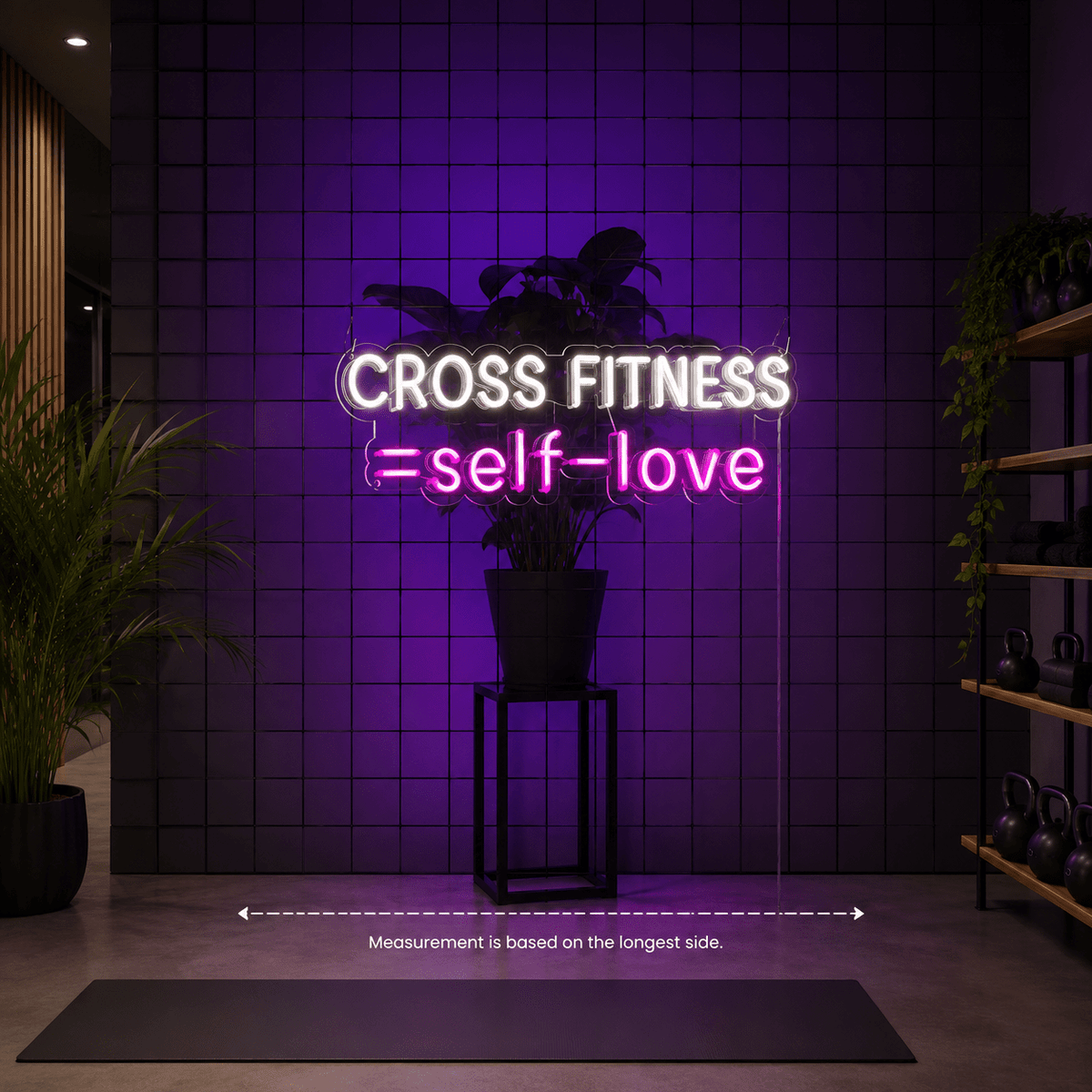 Cross Fitness Self Love LED Neon Sign - Shineneon