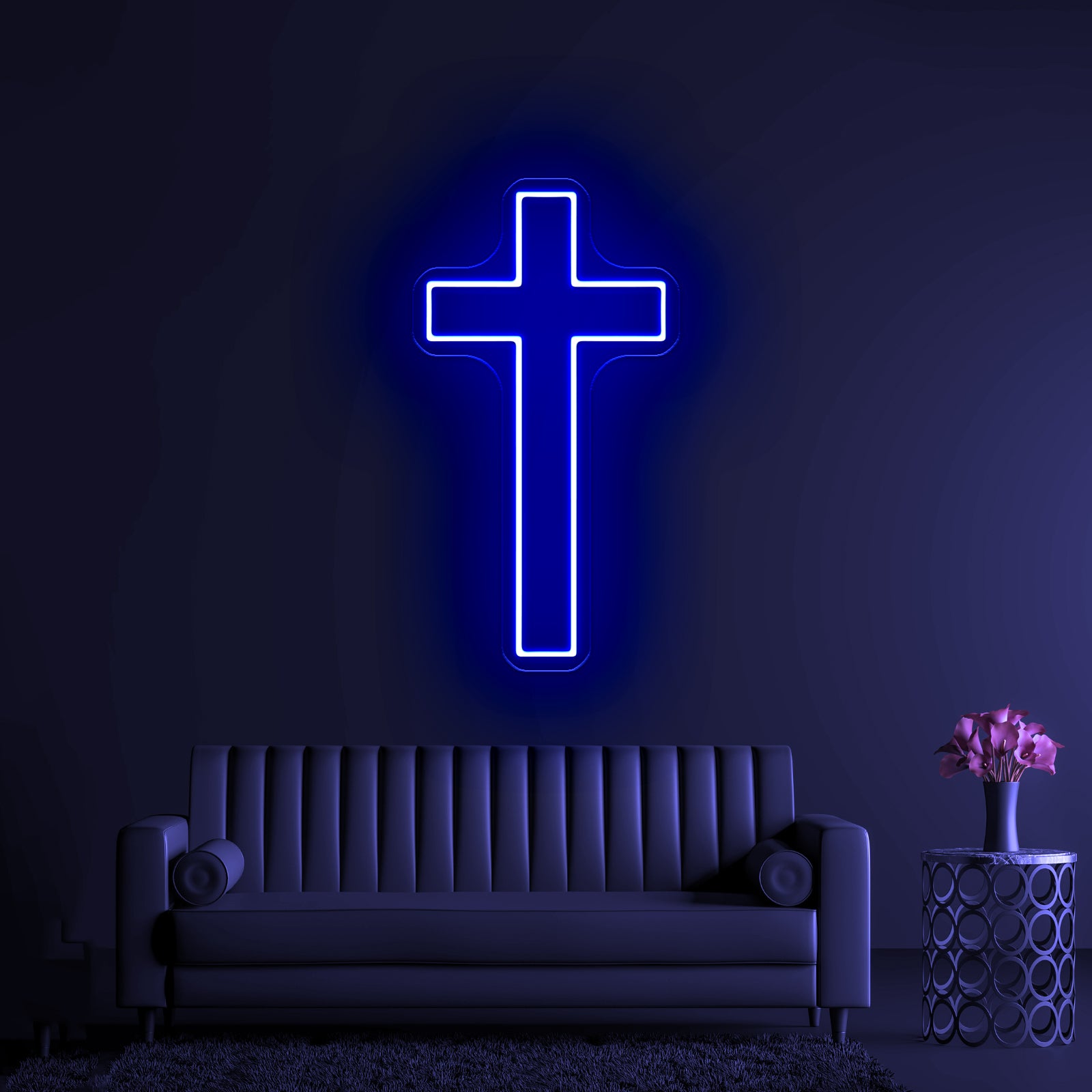 Cross light Led Neon Sign Holly Cross Neon Sign For Wall Decor | Shineneon