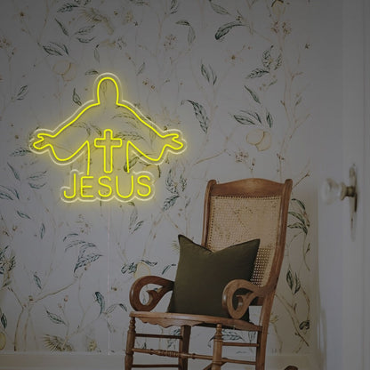 Cross Led Neon Sign For Churches Religious Events | Shineneon