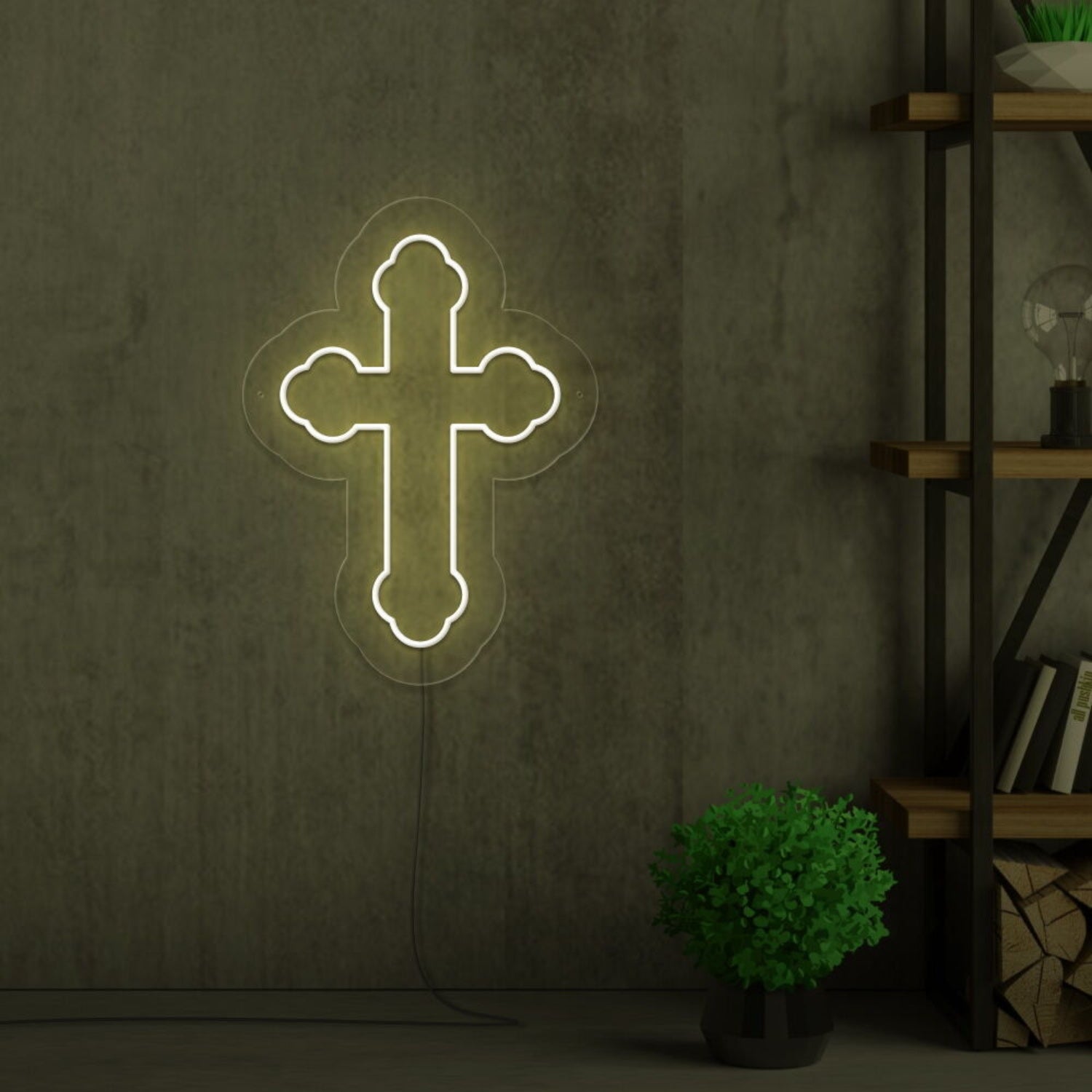 Cross Neon Sign For Religious And Spiritual Spaces | Shineneon