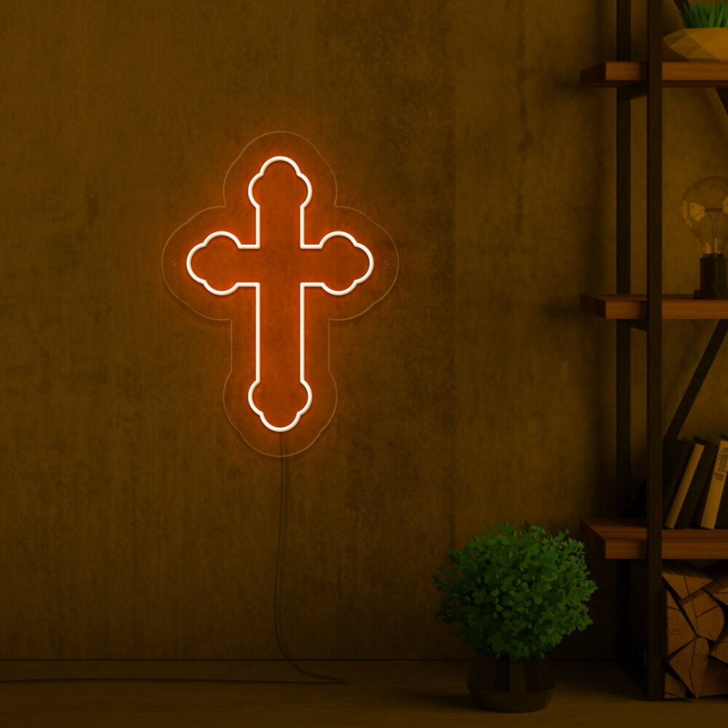 Cross Neon Sign For Religious And Spiritual Spaces | Shineneon