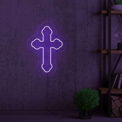 Cross Neon Sign For Religious And Spiritual Spaces | Shineneon