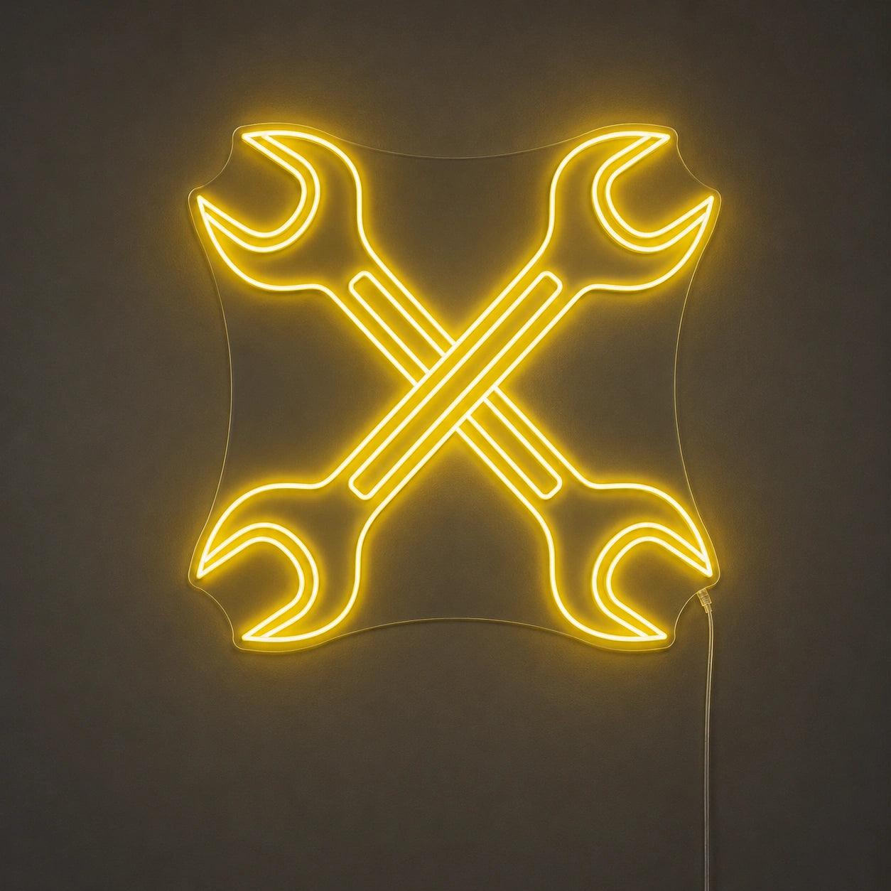 Crossed Wrenches Neon Sign LED Neon Sign main product image