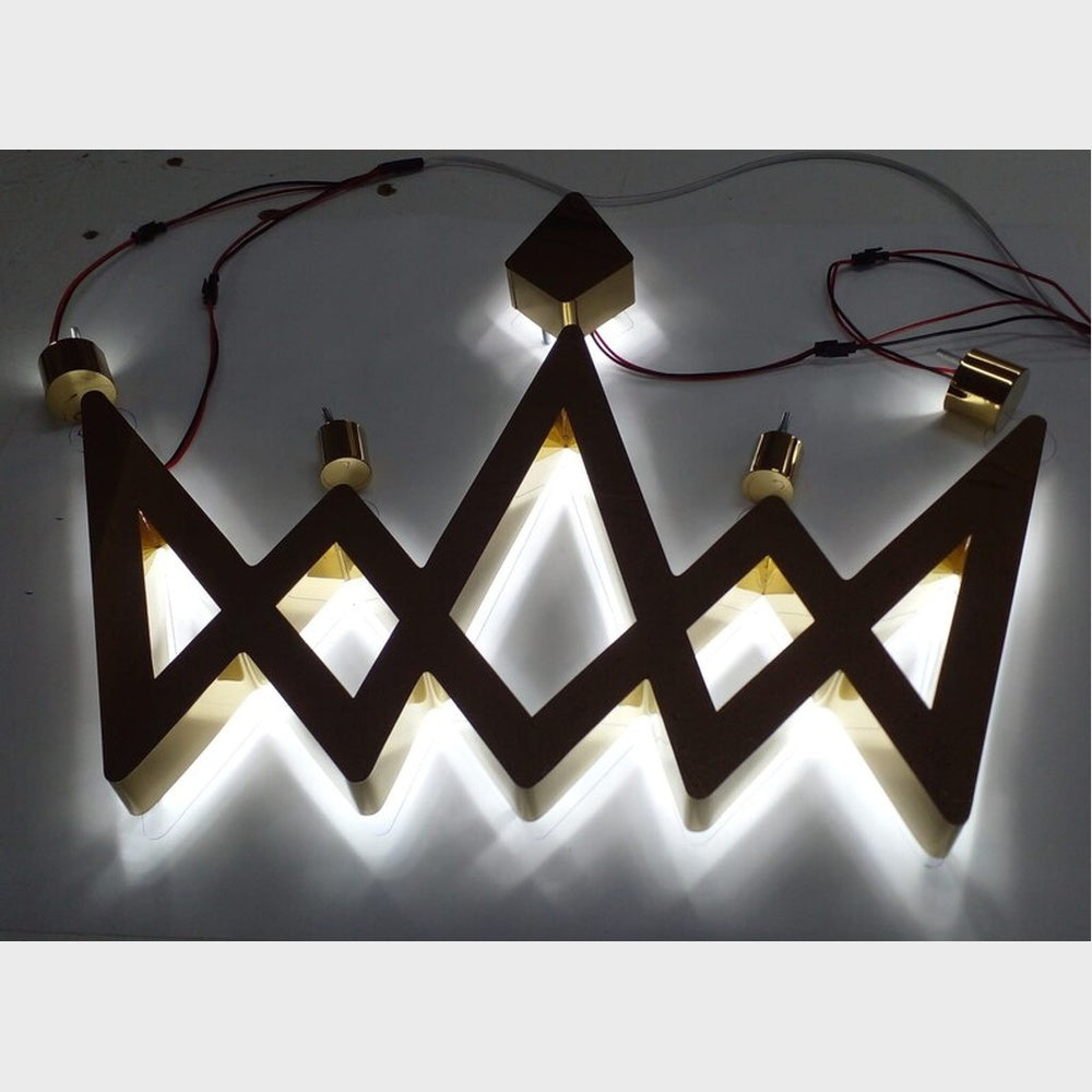 Crown 3D Backlit Channel Letters Led Light Sign