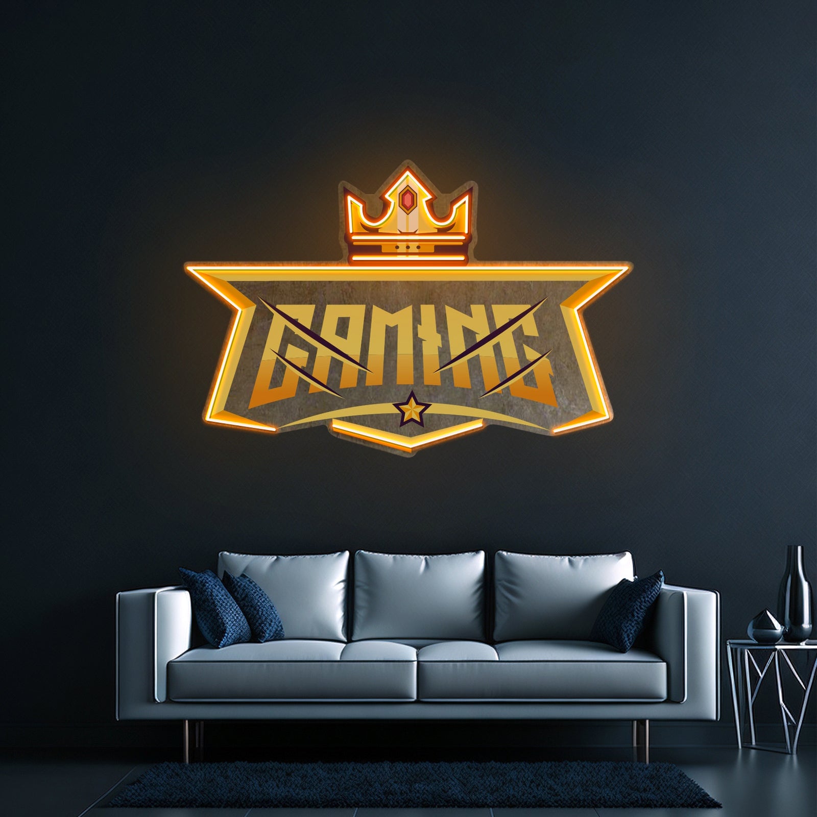 Crying Comic Girl Artwork Business Led Sign