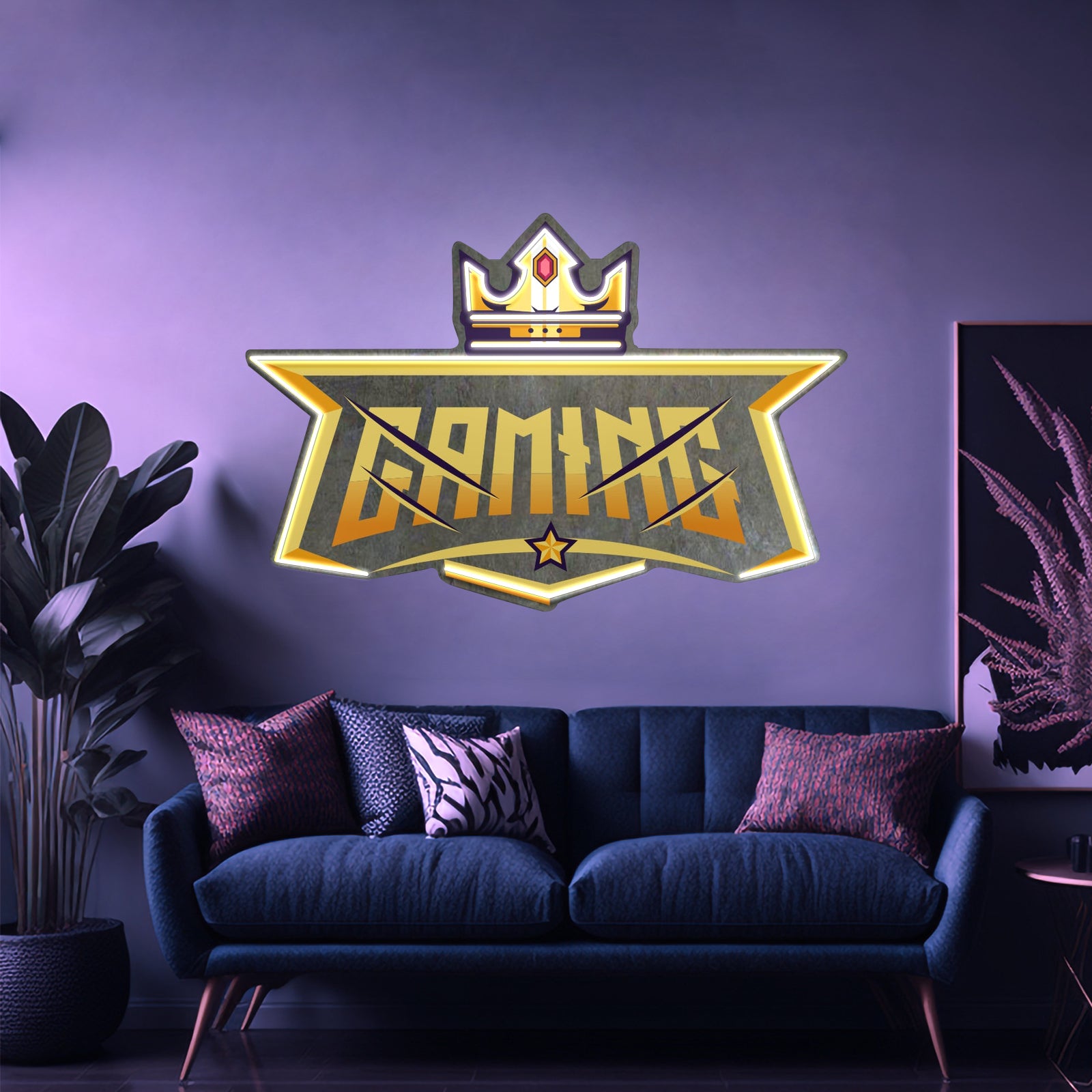 Crying Comic Girl Artwork Business Led Sign