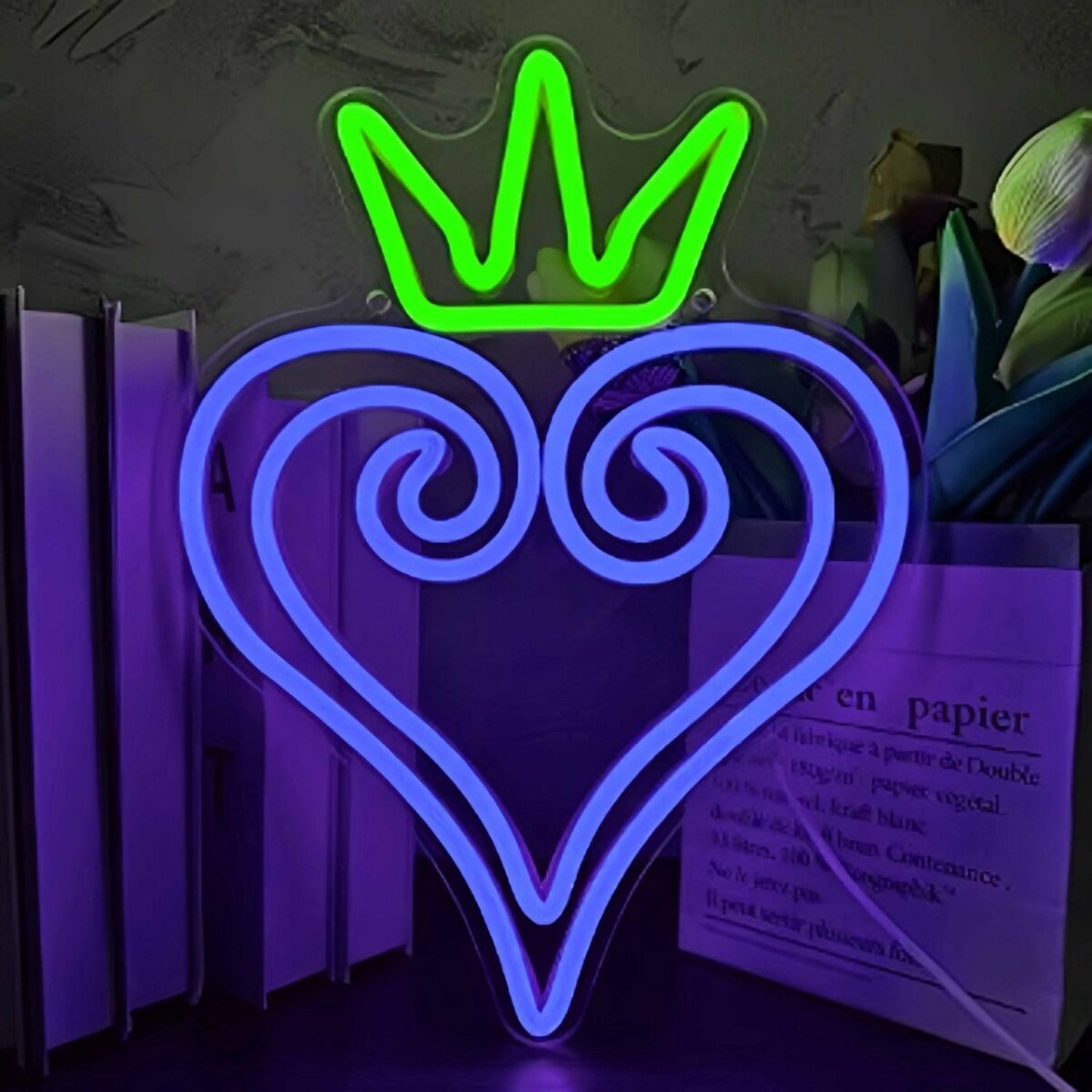 Crown Heart Decorative Neon Sign | Shineneon