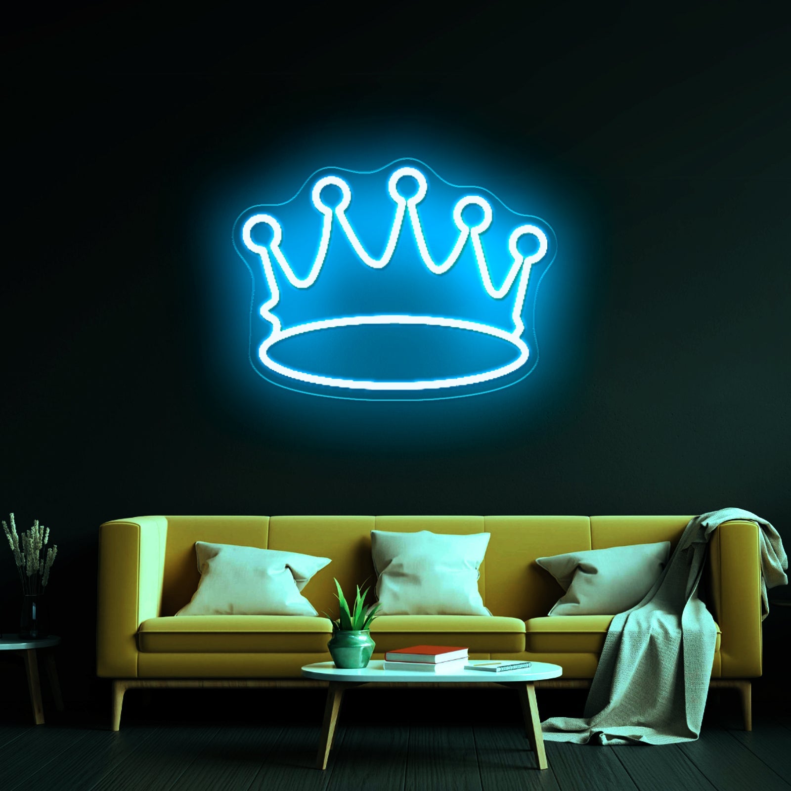 Crown Led Neon Sign For Queen Party Wedding Led Neon Lights - Shineneon