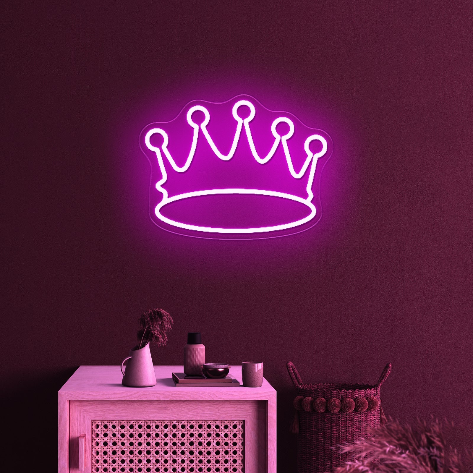 Crown Led Neon Sign For Queen Party Wedding Led Neon Lights - Shineneon