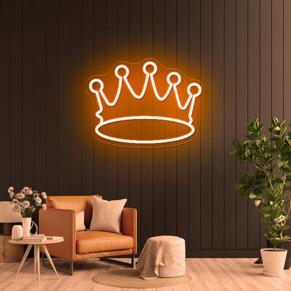 Crown Led Neon Sign For Queen Party Wedding Led Neon Lights - Shineneon