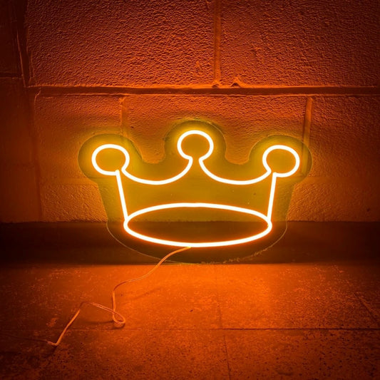 Crown Led Sign Business Neon Signs Wall Art