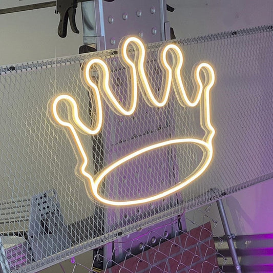 Crown Led Sign Business Neon Signs Wall Decor