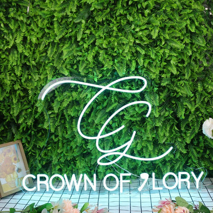 Crown Of Glory Blue Led Neon Sign - Shineneon