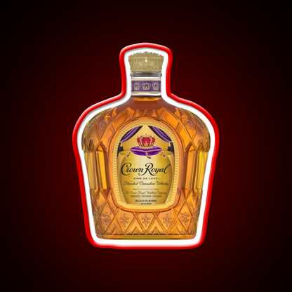 Crown Royal Bottle Beer Bar Decor Led Neon Sign Rgb Color - LED neon sign view 10