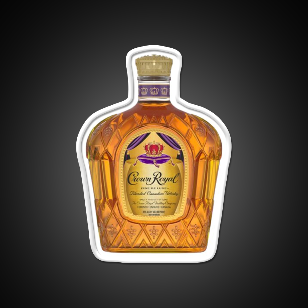 Crown Royal Bottle Beer Bar Decor Led Neon Sign Rgb Color - LED neon sign view 11