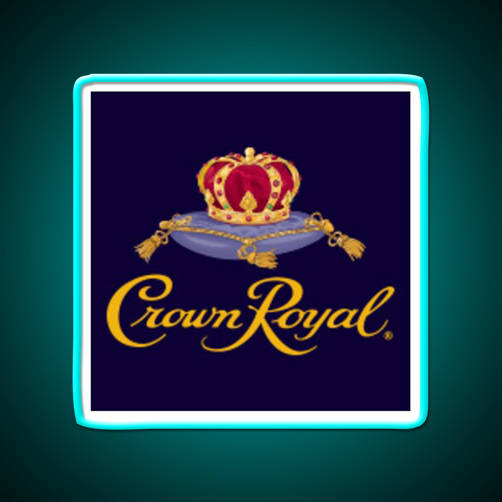 Crown Royal Whiskey Drink Bar Led Neon Sign Rgb Color