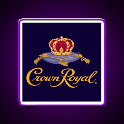 Crown Royal Whiskey Drink Bar Led Neon Sign Rgb Color - Shineneon