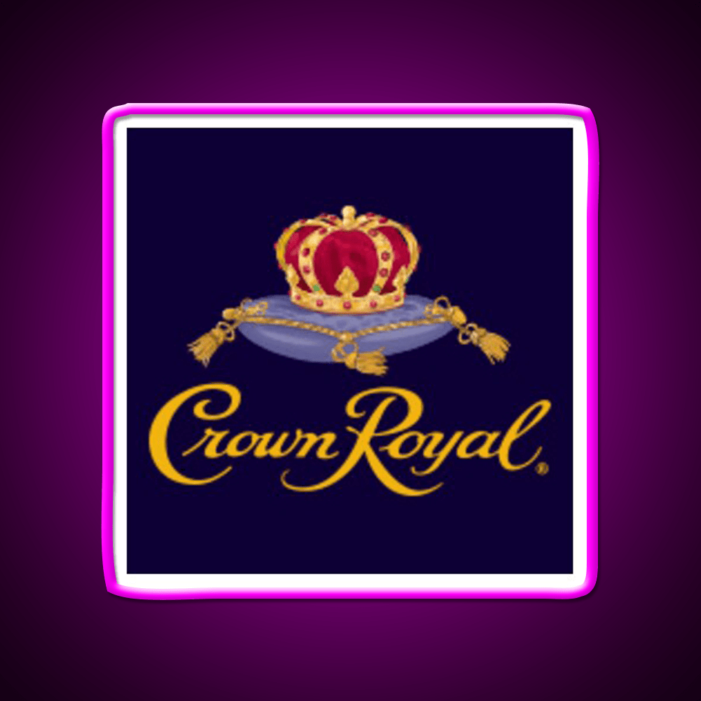 Crown Royal Whiskey Drink Bar Led Neon Sign Rgb Color - Shineneon