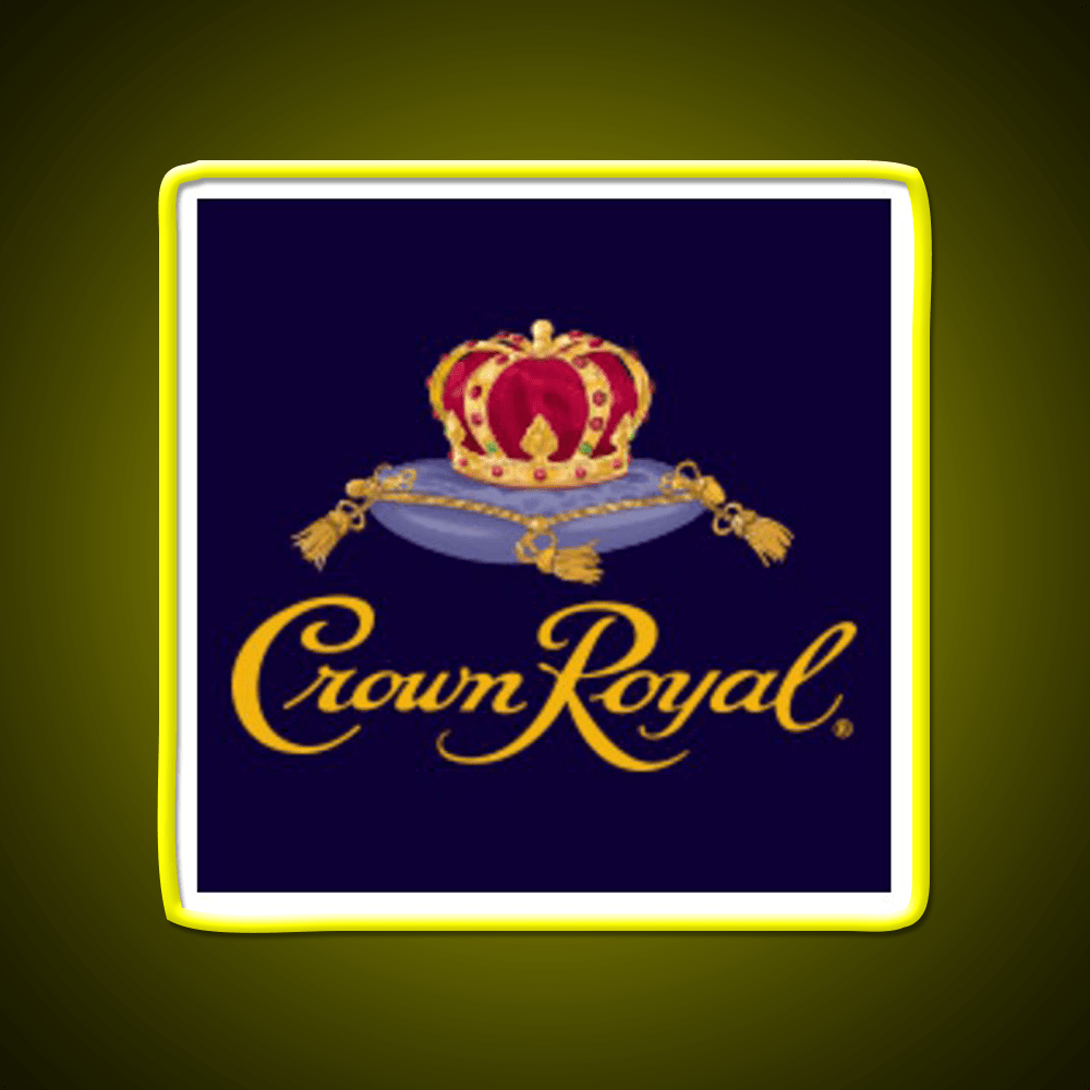 Crown Royal Whiskey Drink Bar Led Neon Sign Rgb Color - Shineneon