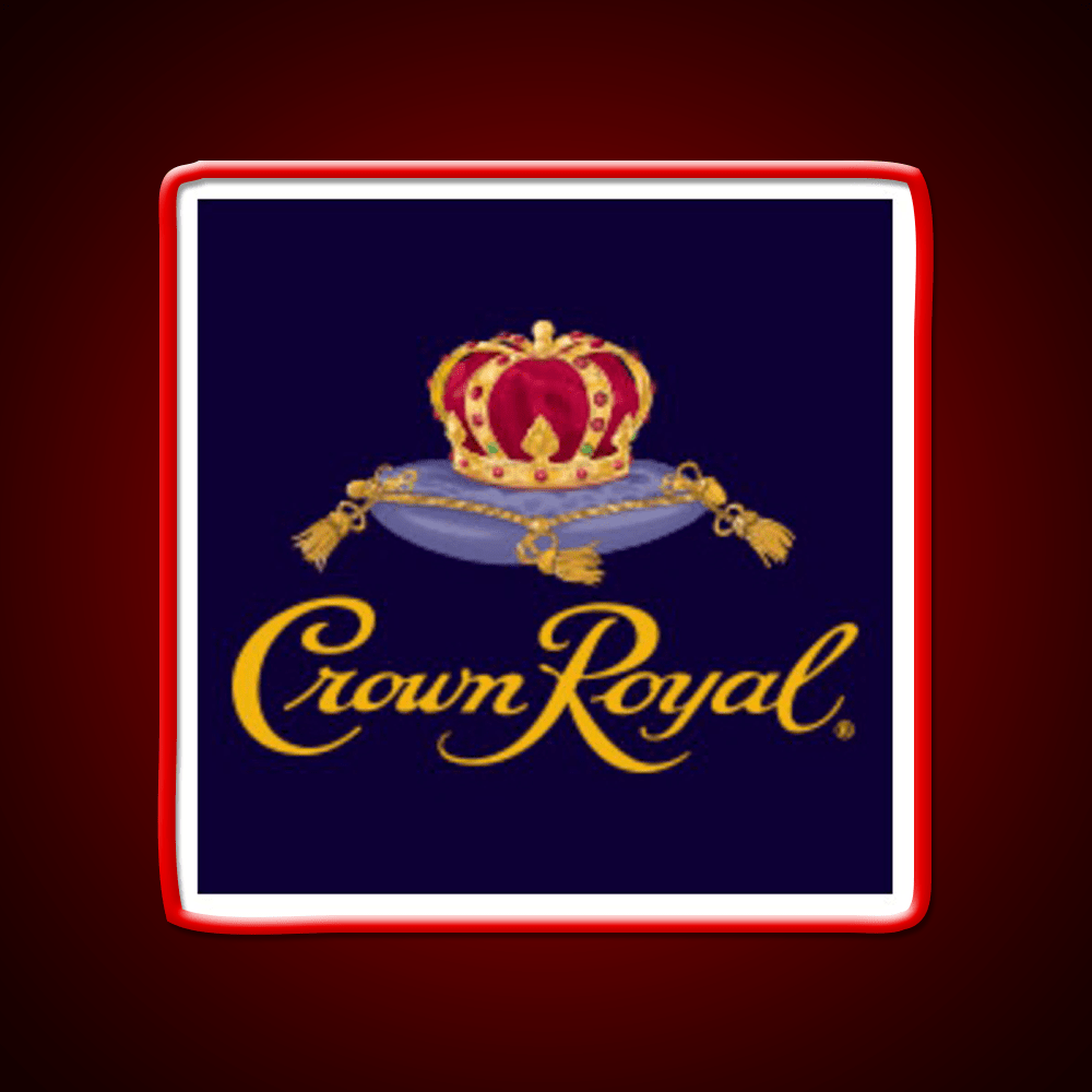 Crown Royal Whiskey Drink Bar Led Neon Sign Rgb Color - Shineneon
