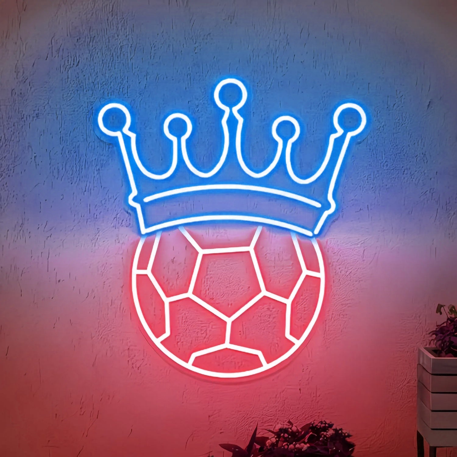 Crown Soccer Neon Light - Shineneon