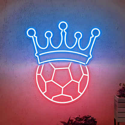 Crown Soccer Neon Light - Shineneon