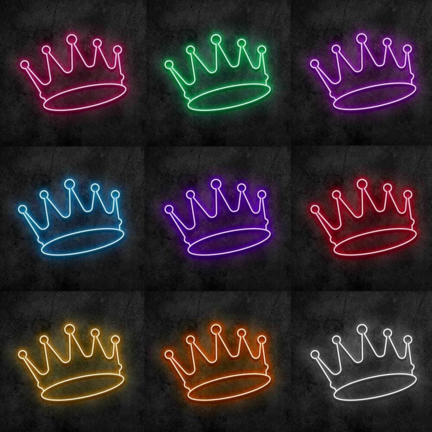 Crowned King Neon Sign | Shineneon