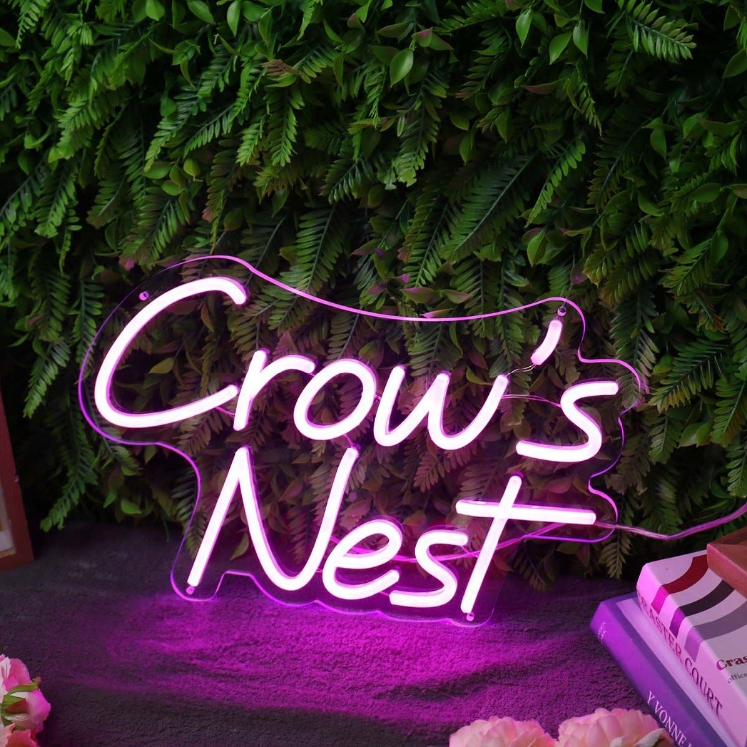 Crows Nest Purple Led Neon Sign - Shineneon