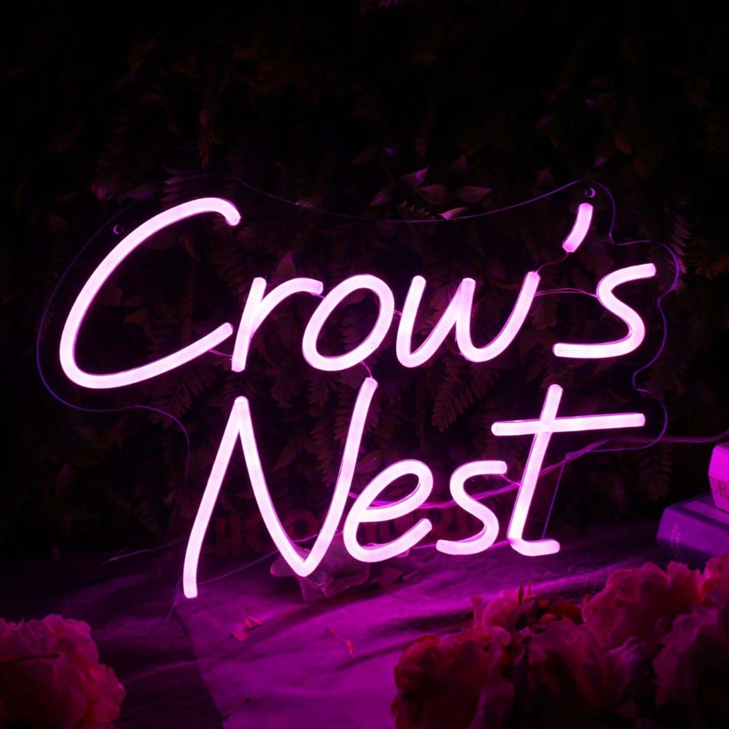 Crows Nest Purple Led Neon Sign - Shineneon