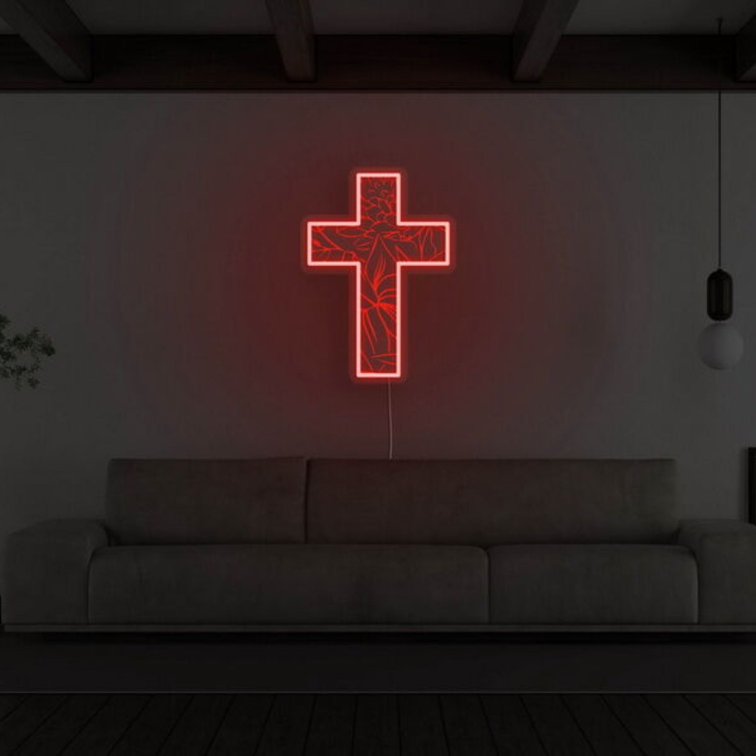 Crucifix Neon Sign For Religious And Spiritual Decor | Shineneon