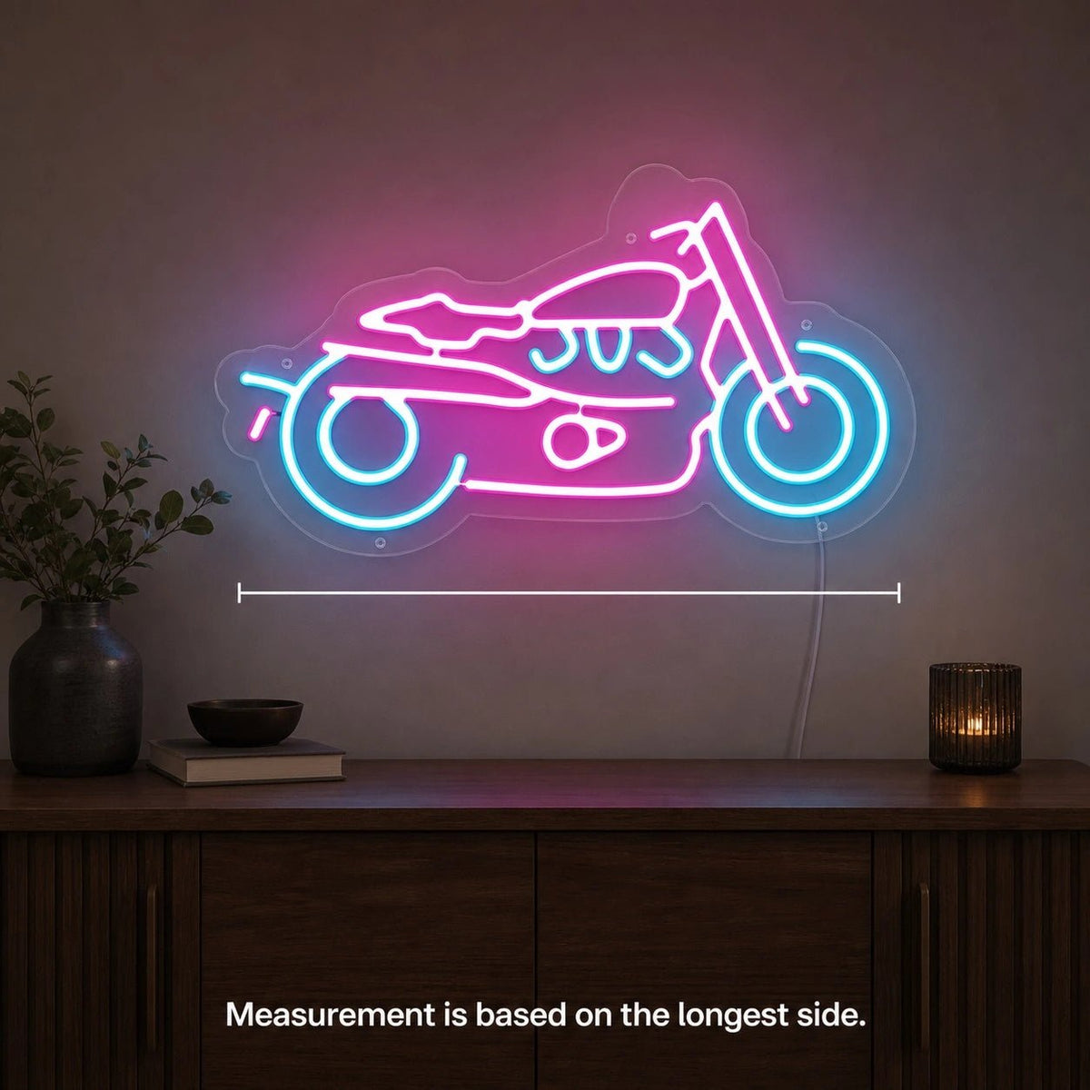 Cruiser Motorcycle LED Neon Sign Man Cave Neon Sign - Shineneon