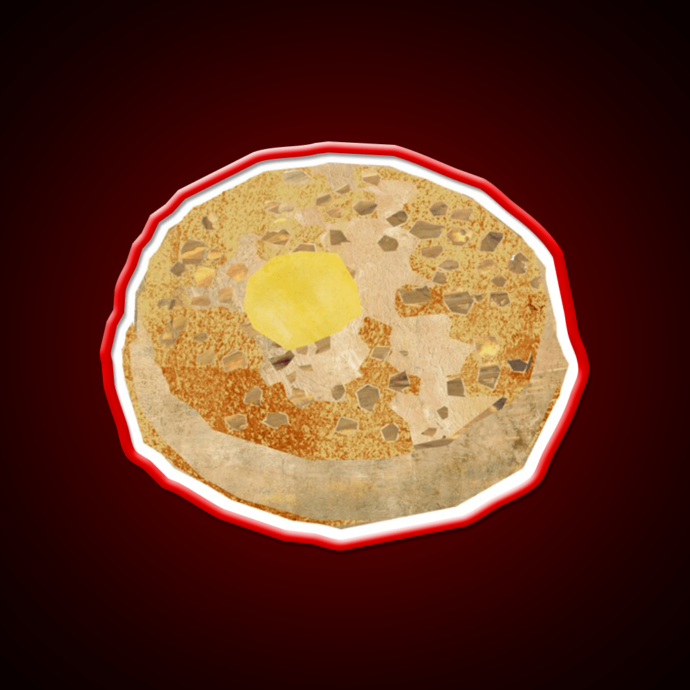 Crumpet Snack Food Led Neon Sign Rgb Color - Shineneon