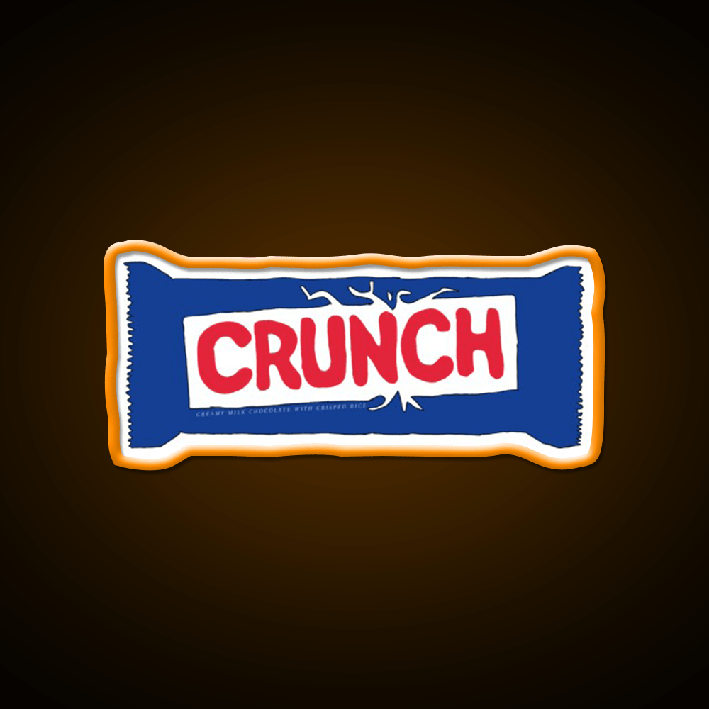 Crunch Bar Snack Food Led Neon Sign Rgb Color - Shineneon