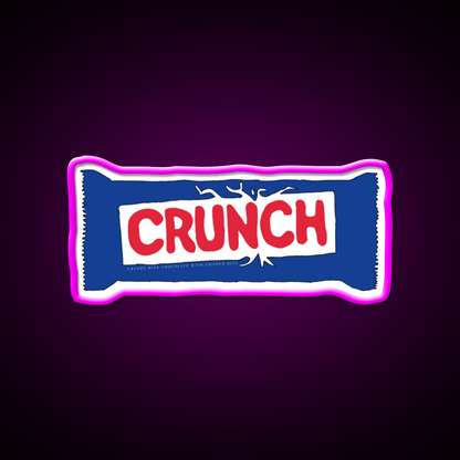 Crunch Bar Snack Food Led Neon Sign Rgb Color - Shineneon