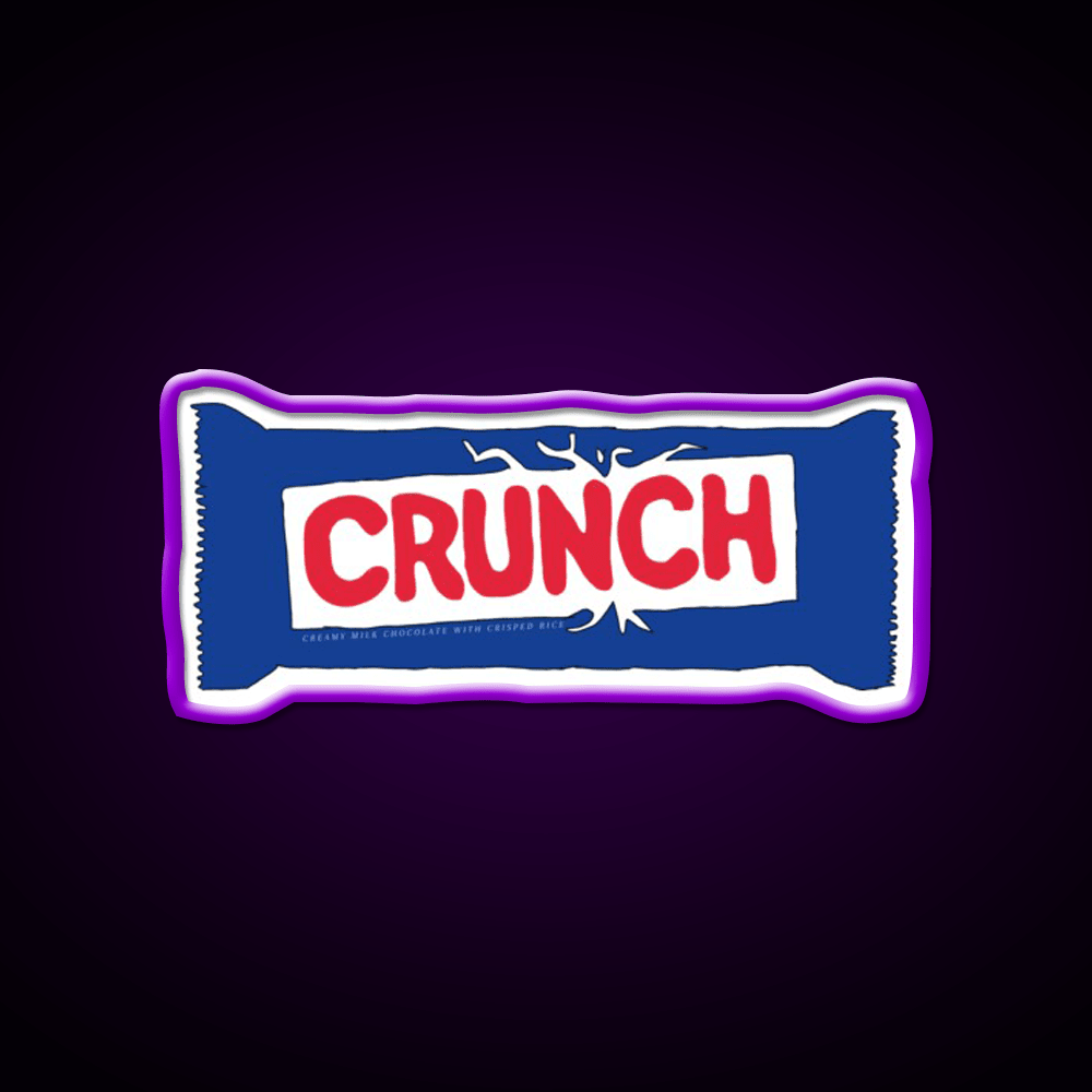 Crunch Bar Snack Food Led Neon Sign Rgb Color - Shineneon
