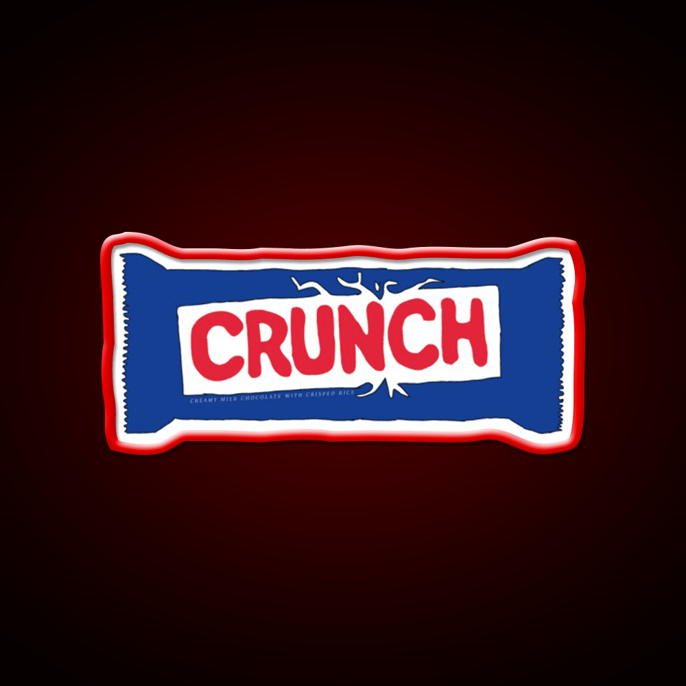 Crunch Bar Snack Food Led Neon Sign Rgb Color - Shineneon