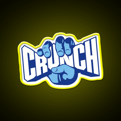Crunch Fast Food Led Neon Sign For Burger Place Rgb Color - Shineneon