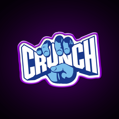 Crunch Fast Food Led Neon Sign For Burger Place Rgb Color - Shineneon