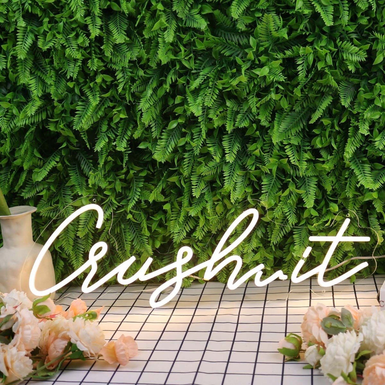 Crush It Yellow Led Neon Sign - Shineneon