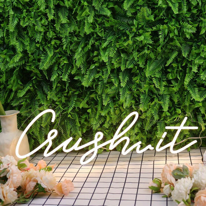 Crush It Yellow Led Neon Sign - Shineneon