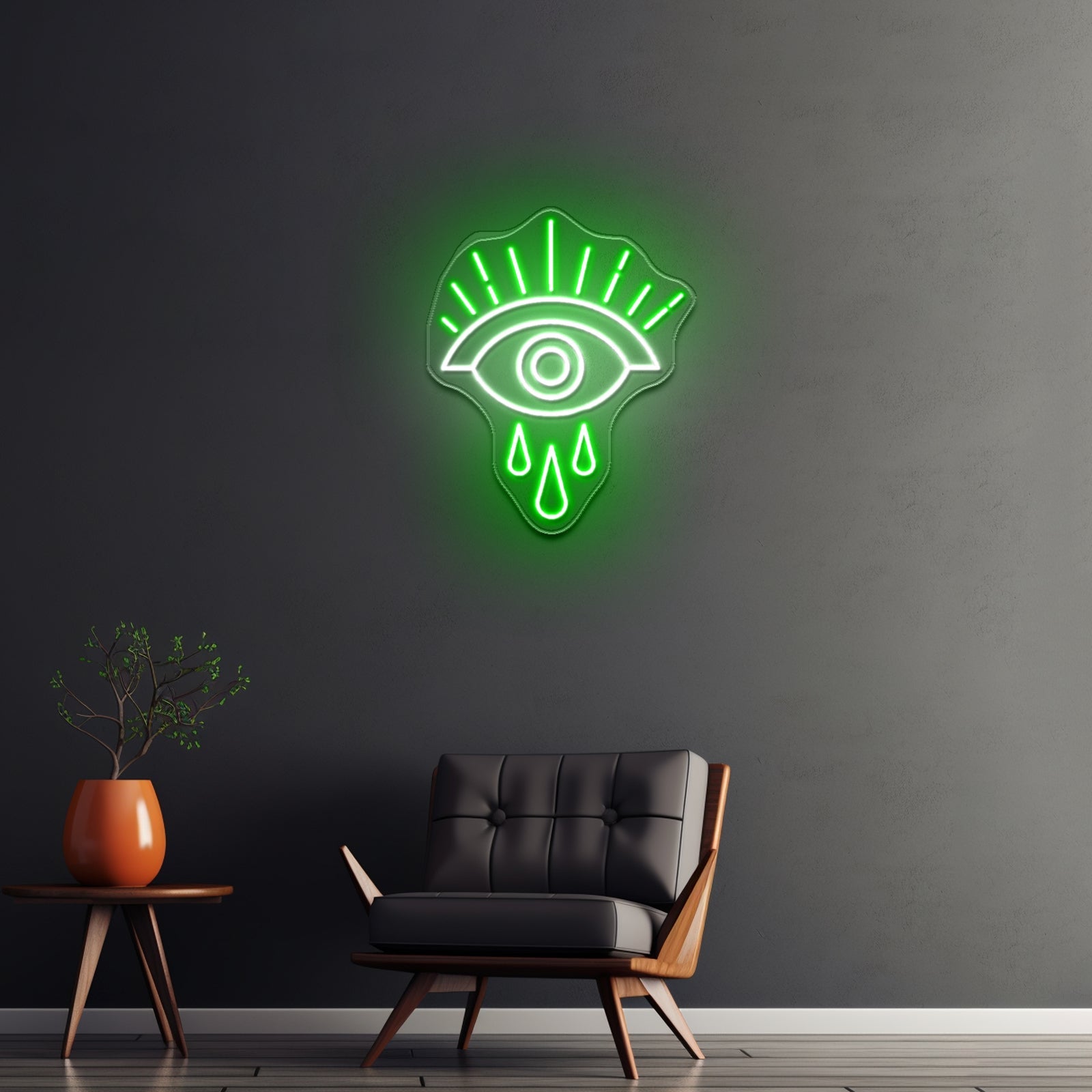Crying Eye Large Neon Signs For Room - Shineneon
