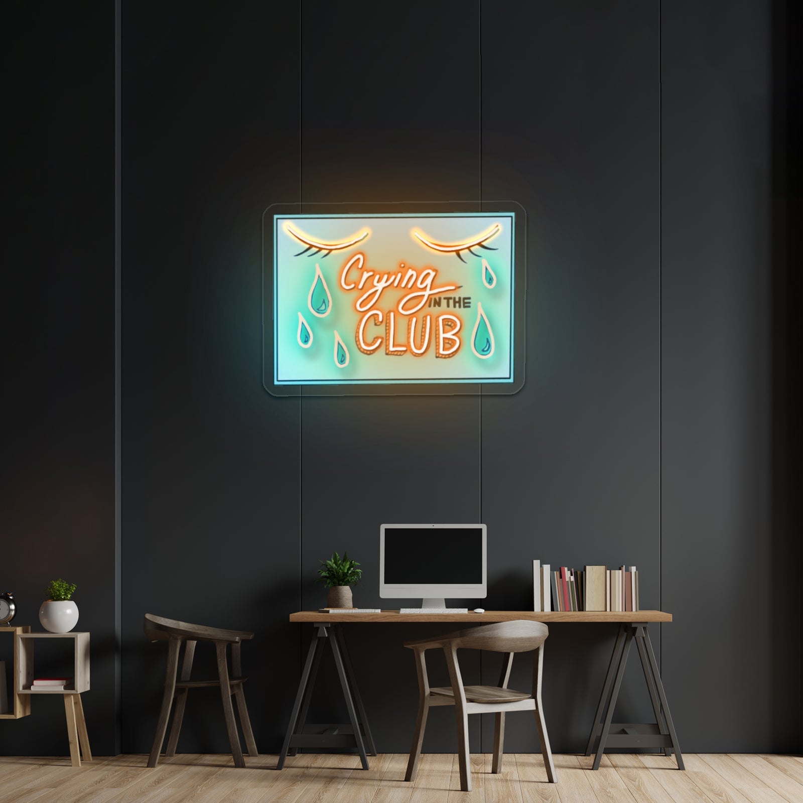 Crying In The Club Asthetic Neon Sign - Shineneon